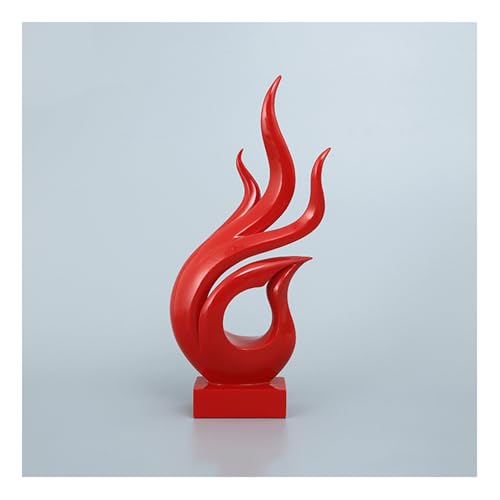 Tauzveok Sculptures Décoratives Flamme Noire, Art Moderne, Statues pour Salon, Maison, Décoration D'étagère, Décoration De Rebord De Fenêtre...