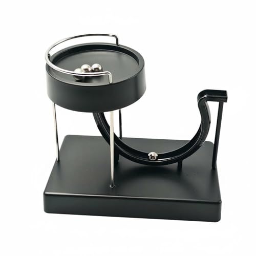 Machine à billes noir pour maison : l'animation cinétique idéale de votre bureau