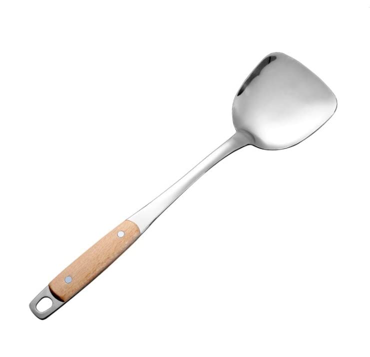 Naidev Kitchen Cooking Stainless Steel Utensils Set Wooden Handle Cooking Tools Gadgets Spatula Set Hook,Shovel, (spatule, 1) (B0BS3BJPHJ) Amazon Price History, Amazon Price Tracker