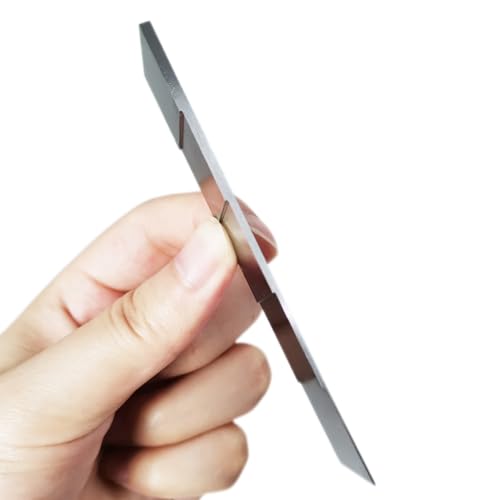 YFYIQI 5 Step Calibration Block Ultrasonic Thickness Gauge Calibration Test Block 0.5mm 1.0mm 1.5mm 2.0mm 2.5mm 1018 Steel