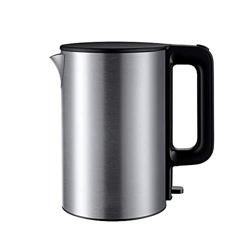 220V 1800W 1,5L Wasserkocher Edelstahl Wasserkocher Heiztopf Teekanne Schnellheizung,Silber