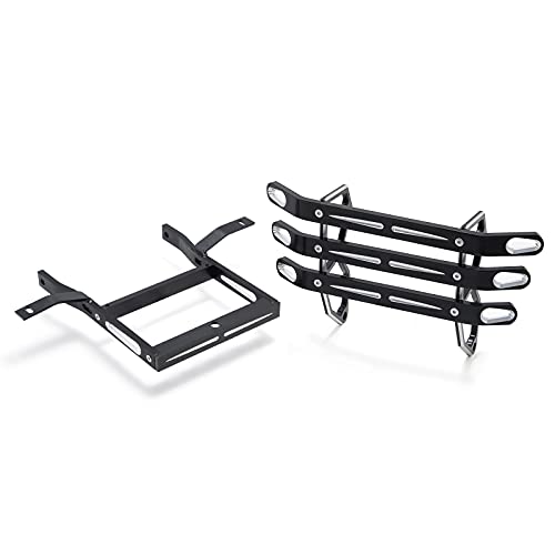 Pare-chocs Yamaha Banshee 350 en aluminium anodisé noir haute résistance