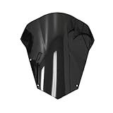SPORT FAIRING Motorcycle ABS Plastic Windshield Windscreen Fit for 2004 2005 2006 2007 2008 2009 2010 Yamaha FZ6 Fazer Front Wind Screen Wind Deflector - Black