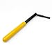 Clip Bender - Made in the USA - Steel tool used for securing T-Post fence clips - Comfortable yellow rubber grip - Black oxide coating to prevent rust. From LockNLube.