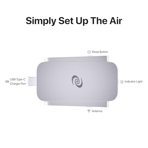 Image of Deeper Connect Air(2026 Version) Pocket-Sized Wireless Travel VPN Router Portable Wireguard OpenVPN DPN WiFi Router