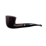 Pipa Gasparini Bristol Ricurva, in Radica con Finitura Opaca Marrone, con Bocchino 9 mm (Dublin Opaca)