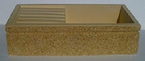 Ideal LAVELLO MARTELLINATO GIALLO 80cm