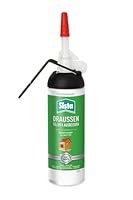 SISTA DRAUSSEN Füllen & Ausbessern, transparenter Polymer Dichtstoff für den Außenbereich, wetterfestes Abdichten mit überstreichbarem Fugenfüller, 1x100ml Spender