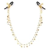 SM Nippelklemmen mit Kette Einstellbar Nipple Clips Bruststimulatoren, Klitorisklemmen Schamlippen Klammern Nippel Klitoris Stimulation Sex-Spielzeug für Frauen und Männer