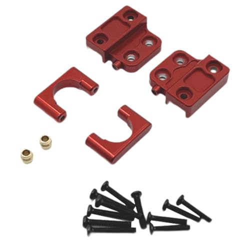 Fixation ressort essieu arrière MN78 en métal rouge haute durabilité pour véhicule RC