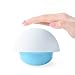 Touch Sensor Night Light for Baby MECO Mushroom Design Color Changing LED Nightlight Touch Sensitive Multicolor Bedside Tumbler Lamp for Kids Bedroom (Blue)