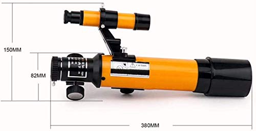 Telescopio Refractor 50mm con trípode ajustable para principiantes miniatura 3