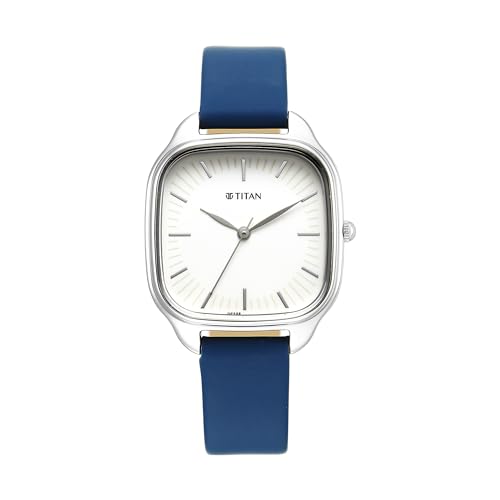 Titan Workwear Quartz Analog Beige Dial Green Leather Strap Watch for Women-2733SL02 (B0CXJ7CYK5) Amazon Price History, Amazon Price Tracker