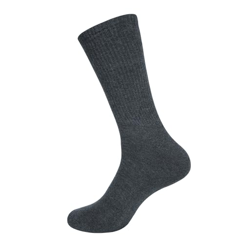 Image of Cotton Crew Socks for Womens Lightweight Casual Wear Business Socks Multi Color Options Size 6-9