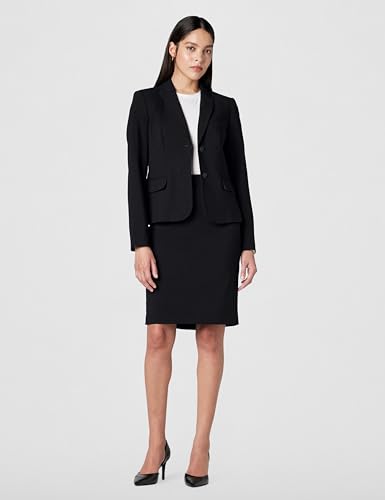 Image of Calvin Klein Womens Centerback Zipper Velvet Wear to Work Suits Skirt