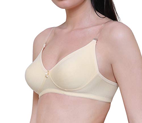 Image of INNER TOUCH Women's Cotton Non-Padded Wire Free Regular Bra