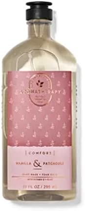 Bath and Body Works Aromatherapy Comfort Vanilla Patchouli Body Wash and Foam Bath 10 ounces