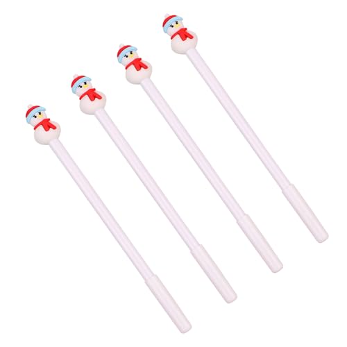 4PCSノベルティジェルペンクリスマス漫画ジェルペン子供の学生大人のライティングジャーナリングスクールステーショナリーサプライホリデーライティング楽器