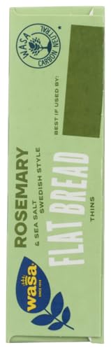 Wasa Flatbread Thins Crackers, Rosemary and Sea Salt, 6.7 Ounce (Pack of 1) - image 7