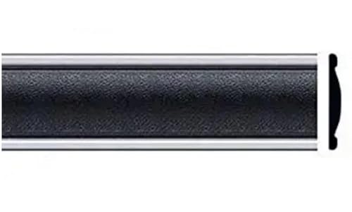 Moldura lateral negra Chevy GMC C10 K10 Silverado de 2.25 de ancho para pickup 1973-1987
