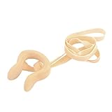 uxcell Beige Silicone Elastic Strap Dive Swimming Nose Clip Protector