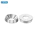 PATIKIL M8 Finish Countersunk Washer, 10pcs 20mm Dia. 5mm Tall Solid 304 Stainless Steel CNC Finish Cup Washer Screw Head Gasket for Industrial Construction