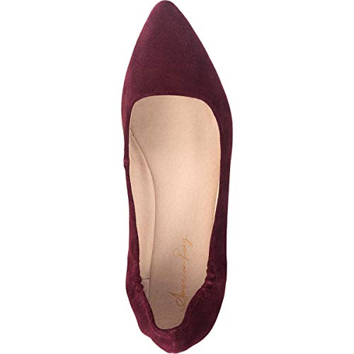 American Rag Womens Jilly Slip On Ballet Flats, Wine Suede, Size 9.04