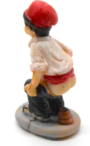 Miniatura 3 de Genérico Pastor Figura Del Belén Oculto De 6.5cm. Encuentra La Figura Navideña. El Hombre Que Hace Caca. Estatuilla Cagando. Conjunto De Escena De Natividad, Figuras, Jesús. 3 Reyes. Modelos A Escala