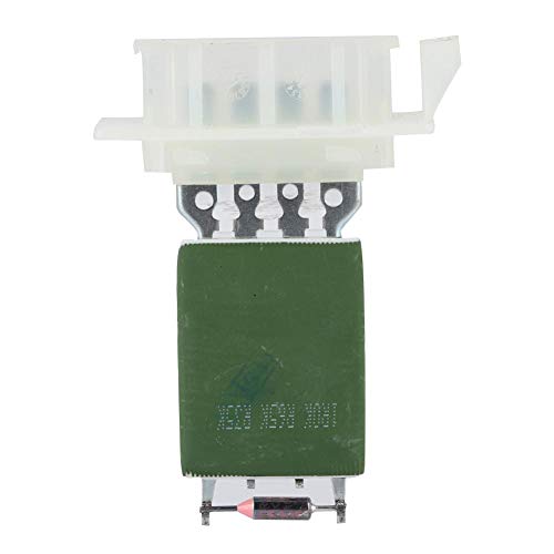 Image of Qiilu Mini R56 Blower Resistor, Heater Blower Motor Fan Resistor, 64111499121, Green, Push Button Actuator, Automatic