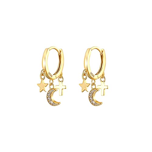 Créoles véritable zircon femme pour illuminer vos tenues de bureau et soirées