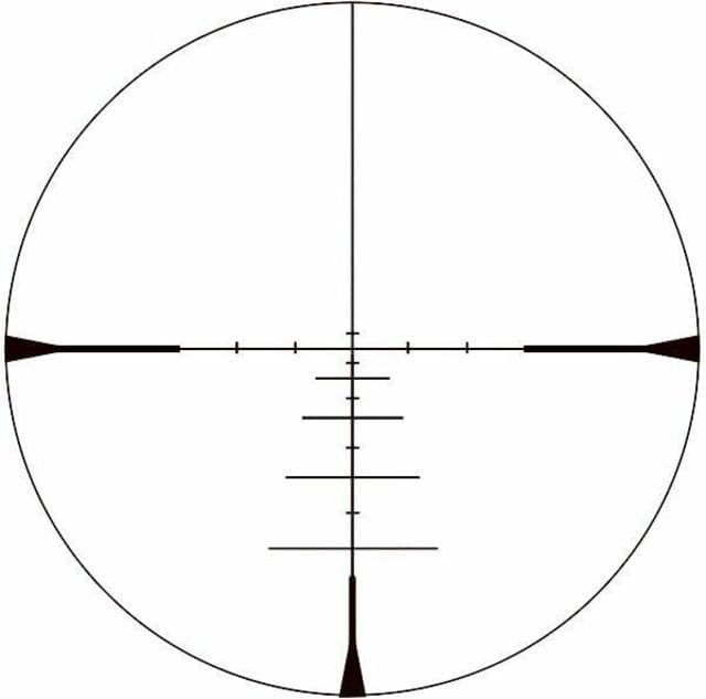 Konus KonusPro 550 Ballistic Series 4-12x44mm 1in Tube Rifle Scope, Second Focal Plane, BDC 7233