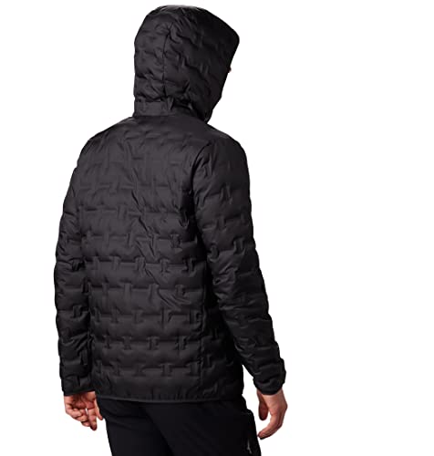 Image of Columbia Men Omni-Heat Reflective Delta Ridge Hooded Hiking and Trekking Down Jacket