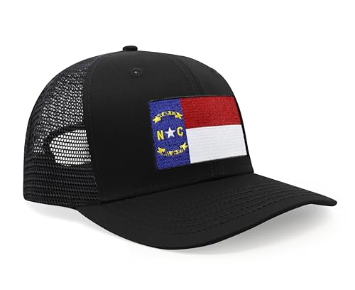 Image of International Tie State Hat for Men and Women, Adjustable Snapback Trucker Baseball Cap with Embroidered Patch
