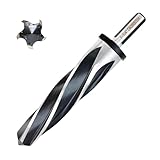 DKIBBITH 1-1/4' Bridge Construction Reamer Drill Bit, M2 HSS Taper Chucking Reamer for Steel Alloy Metal Wood...