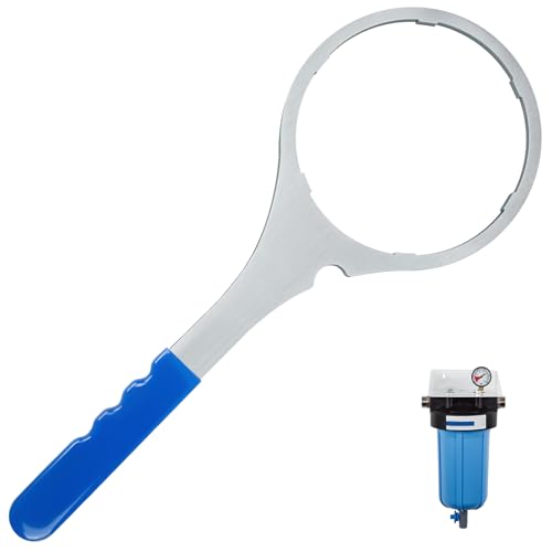 Magluv SW-4-SS-8 Heavy Duty Metal Water Filter Wrench - 6 inch ID Water Filter Housing Wrench, Replace for SW-4 Plastic Wrenchs Fit for Pentek 144368, American Plumber W2010-PR,152017,152022