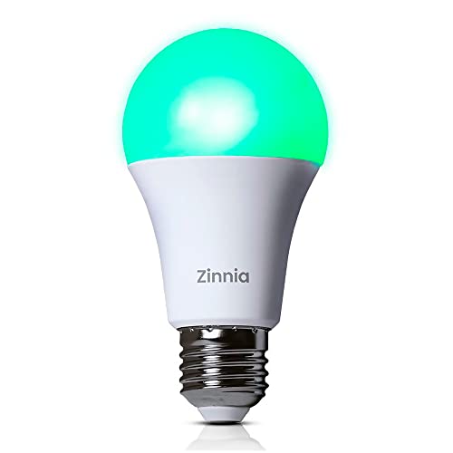 Smart Lâmpada Wi-Fi Zinnia Casa Inteligente, Iluminação Branca Crux CR100, Wi-Fi, RGB, ZNS-ZNCR10W-R