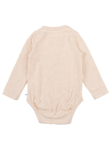 RUGGEDBUTTS Baby Boys Knit Long Sleeve 2-Button Henley Bodysuit2