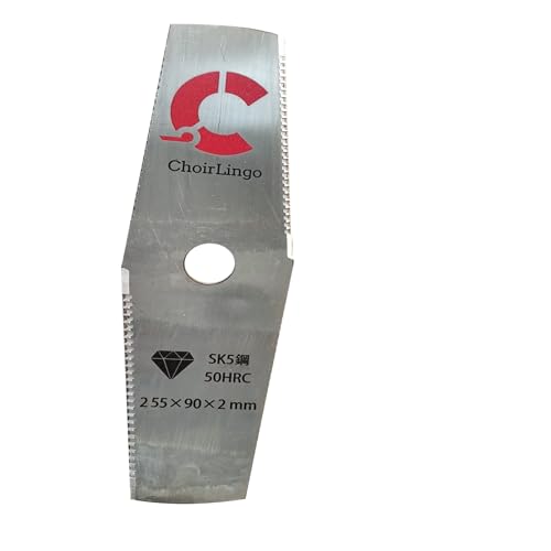 草刈り機 替え刃 2枚刃、255mm ギザギザ刃 草刈り機の刃 刈払い機 刃 シュレッダーブレード 2個 シュレッダーブレード かりばらい機刃 (305mm)