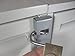 File Cabinet Locking Bar. Fits 4 Drawer File Cabinets. Includes Cobalt Drill Bit. (Gray)