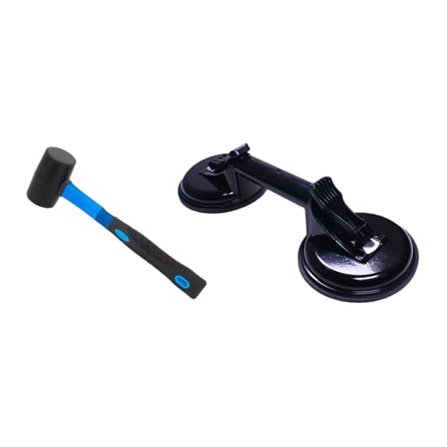 Tuxuseo Vuoto Per Vetro,Doppio Sollevatore A Vuoto Per Piastrelle E Carichi Pesanti - Dispositivo Di Sollevamento Di Pavimento Antigraffio Per Piastre