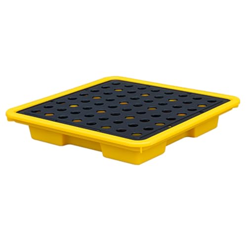 Palette de rétention de déversement pour éliminer les fuites de barils d'huile au sol