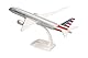 Herpa Snap-Fit Modellflugzeug American Airlines Boeing 787-9 Dreamliner, Miniatur im Maßstab 1:200, Sammlerstück, Modell mit Standfuß, Kunststoff, Farbig