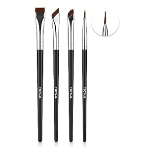 TEOYALL Eyeliner Brush Set, 4 PCS U...