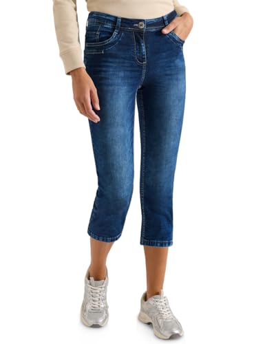 Cecil Jean Slim 3/4 - Bleu délavé - Taille 33