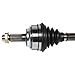 GSP NCV36168 CV Axle Assembly - Compatible with Select Honda Civic Sedan with Manual Transmission; Right Front (Passenger Side)