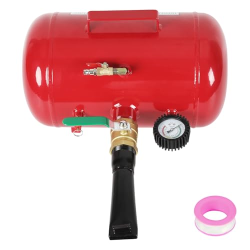 Vkechh Reifen Booster 20L Reifenschockfüller Airbooster Luftkanone Reifenfüller Booster Befüllhilfe Druckluft Stahl für Auto LKW Traktor 8 Bar Arbeitsdruck 10 Bar Maximaldruck