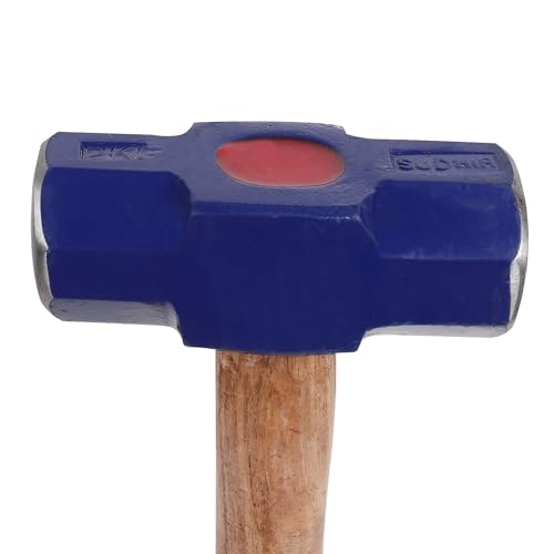 Image of Tunir Iron Sledge Hammer with Wooden Handle, 2 Kg Head