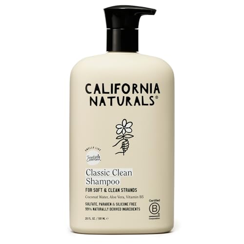 California Naturals Coconut Shampoo, Sulfate Free, Scalp and Hair Care for Women and Men, Coconut...
