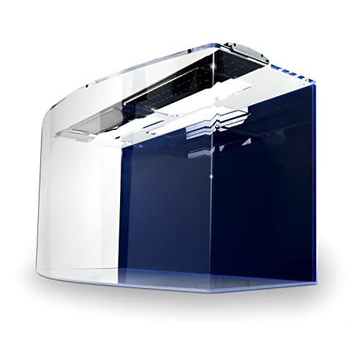 North American Pet Seaclear 46 Gal Bowfront Acrylic Aquarium Combo Set, 36 By 16.5 By 20", Cobalt Blue #TOP2