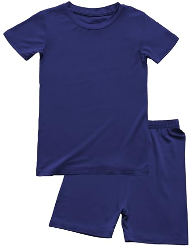 BABY 2T-10Y Toddler Kids Girls Boys Soft Comfy 2pcs Set Short Sleeve Shirts and Pants Sets